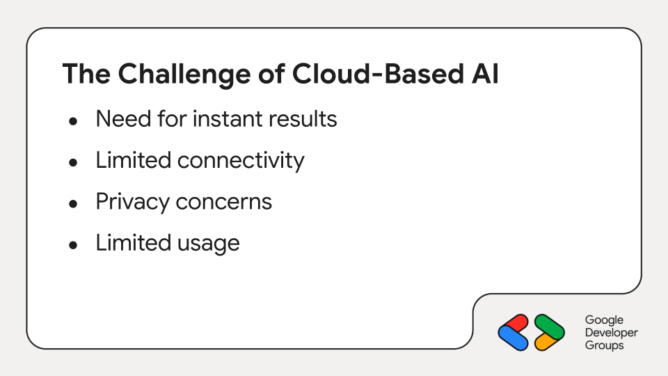 The Challenge of Cloud-Based AI