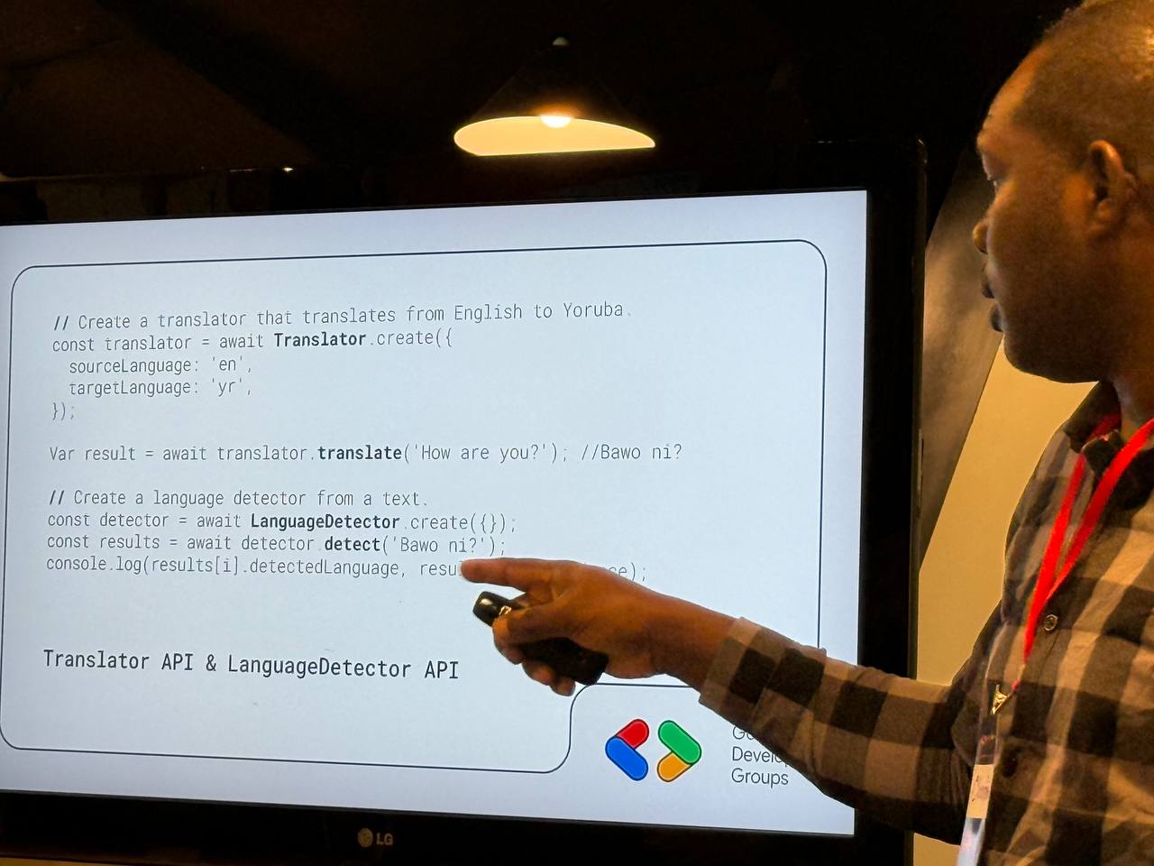 Translator API in Action